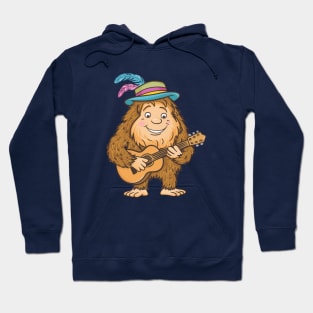 friendly musician bigfoot Hoodie